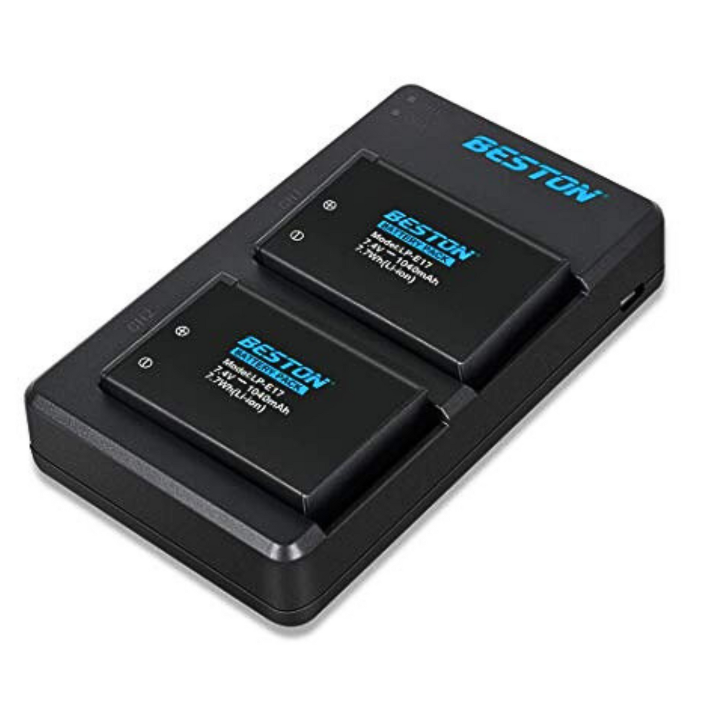 Beston USB Twin Charger and 2 Battery Kit for Canon LP-E17