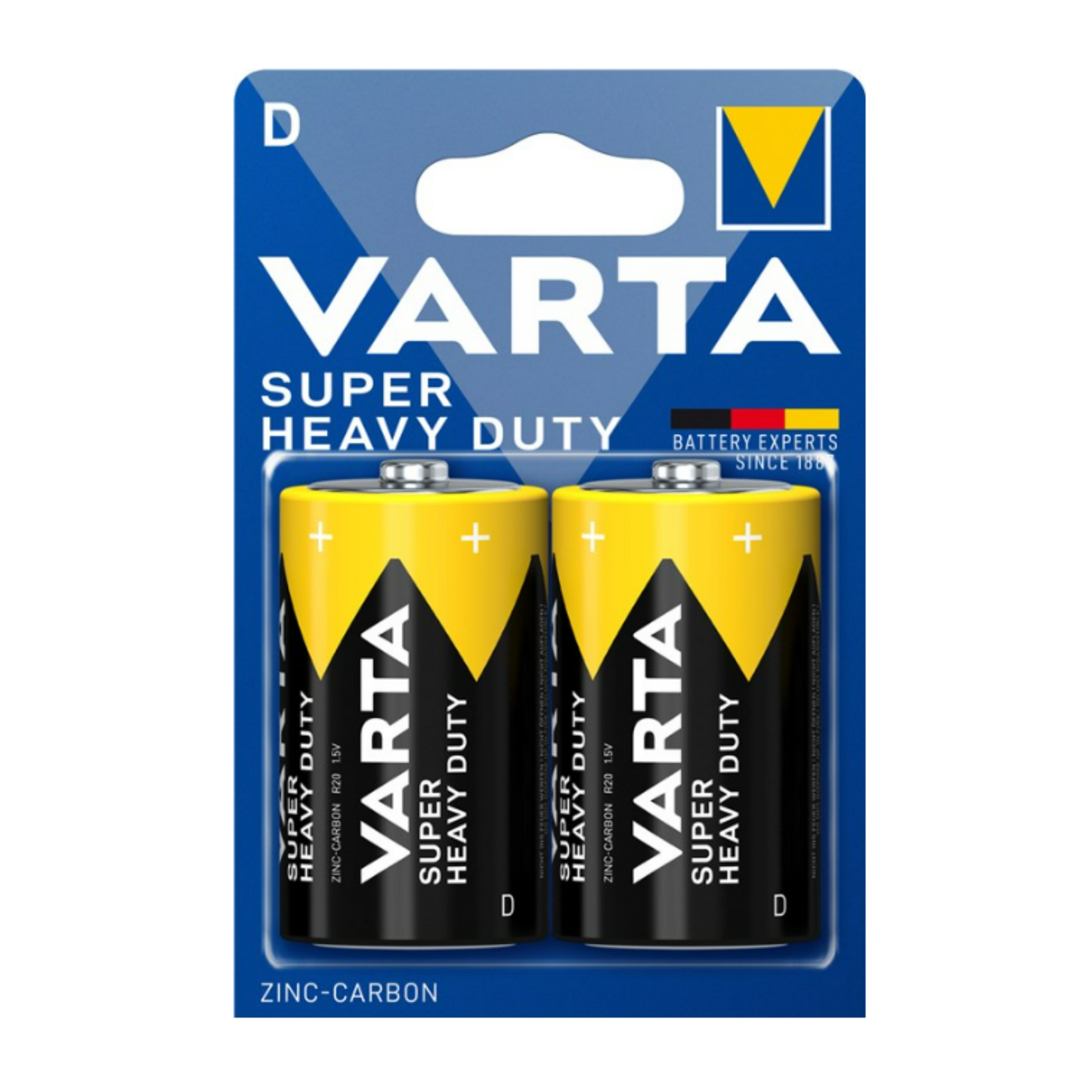 Varta Super Heavy Duty D size pack of 2