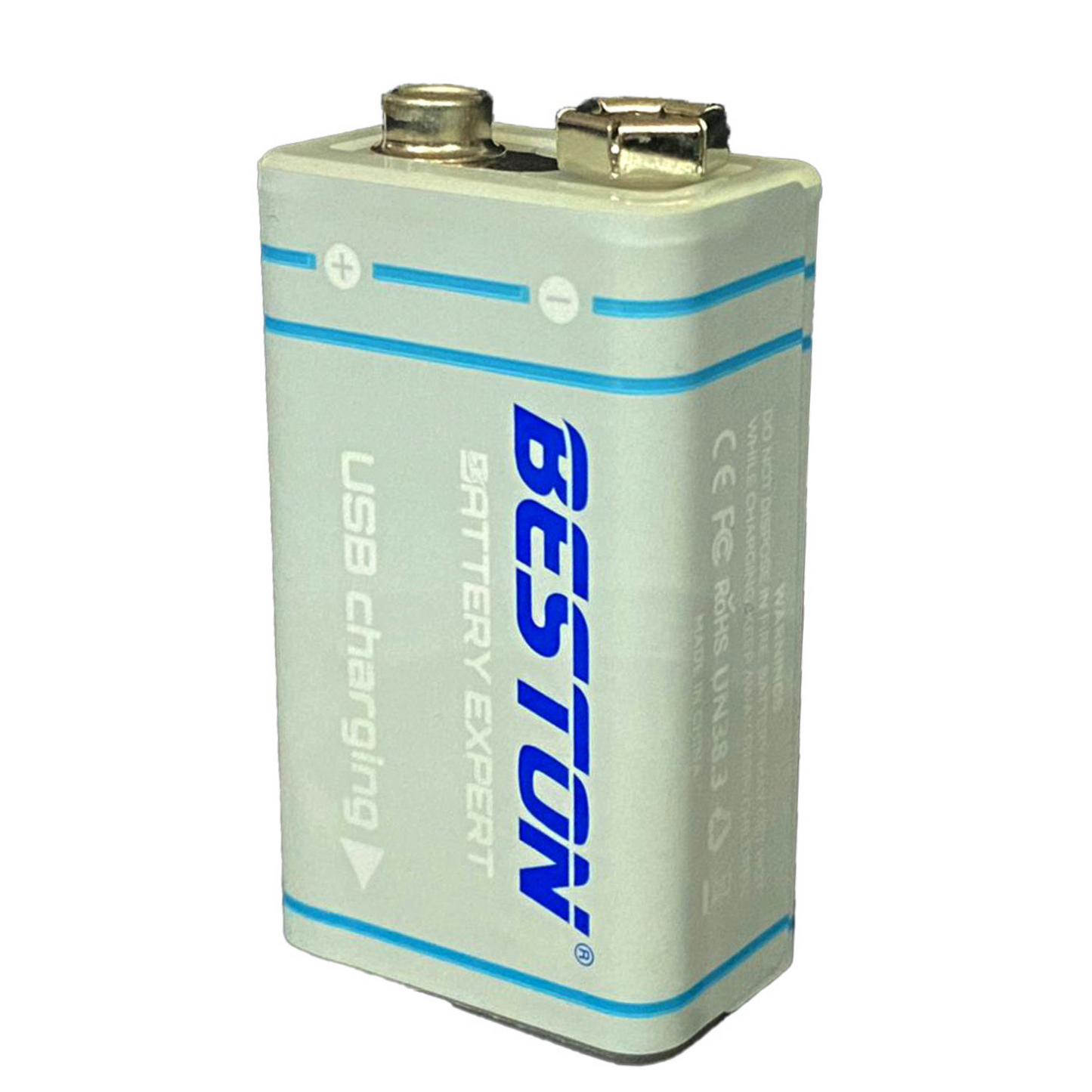Beston Lithium 9 Volt 1000mAh USB-C Rechargeable
