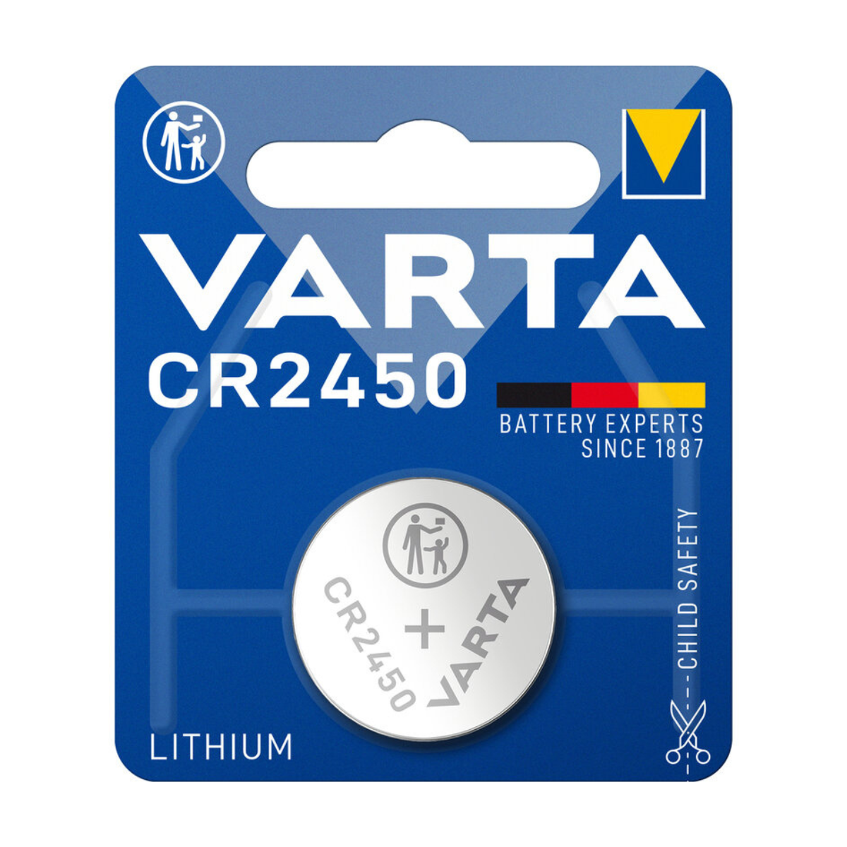 Varta CR2450 Lithium Coin Cell Battery