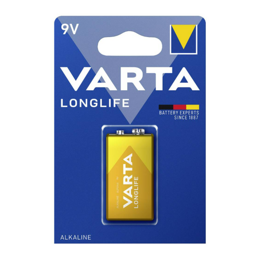 Varta Longlife 9 Volt Single Card