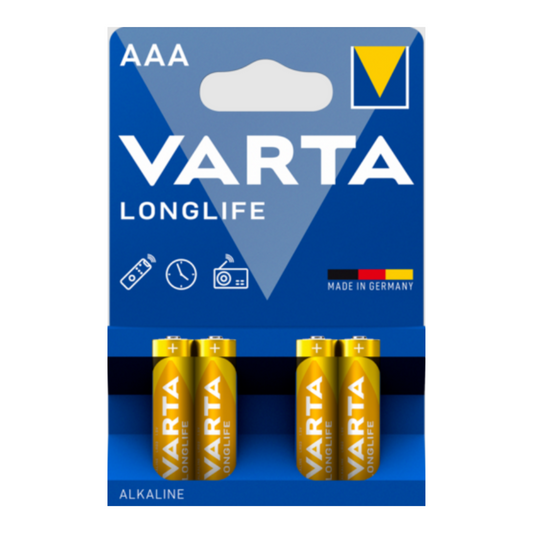 Varta Longlife AAA pack of 4